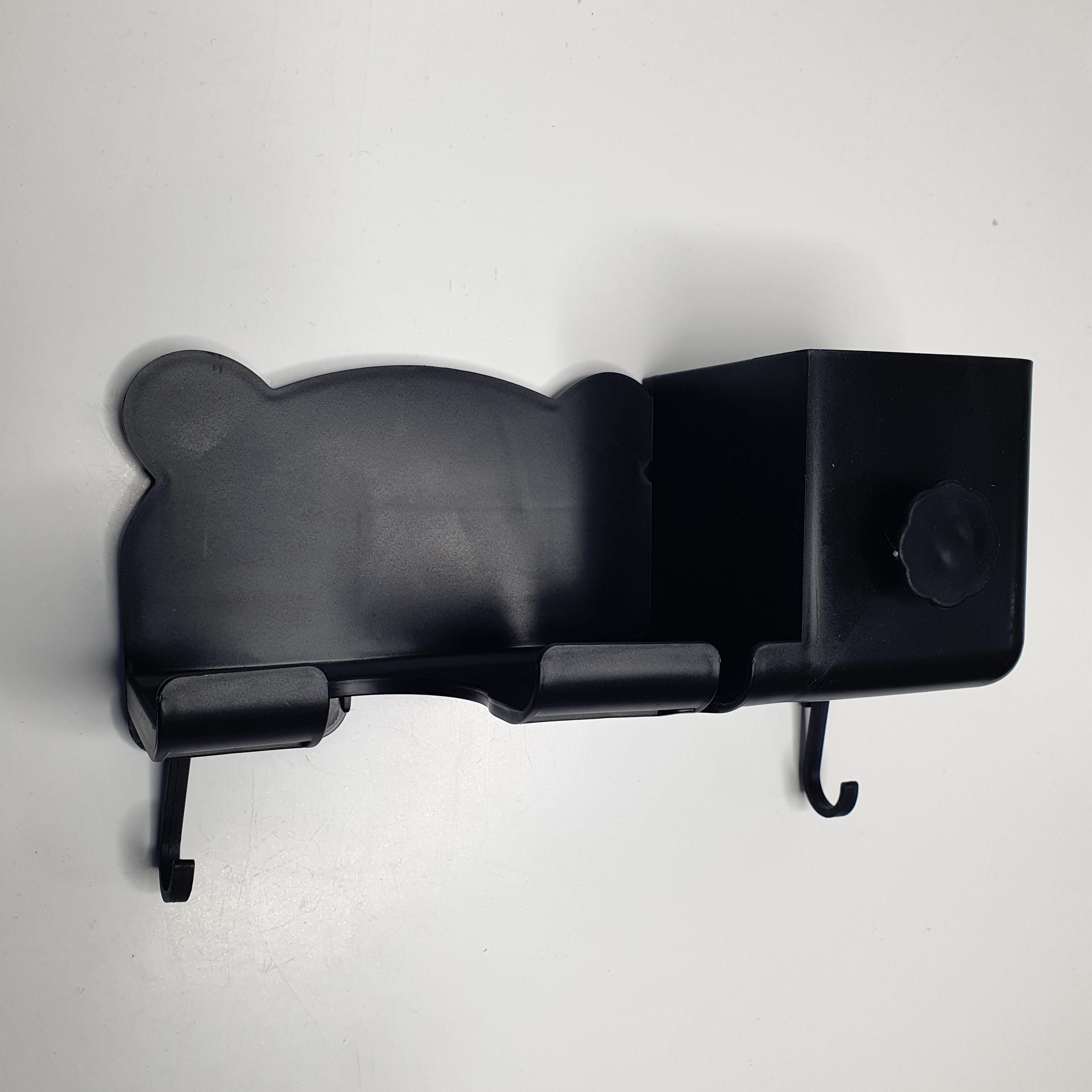 Держатель для фена и аксессуаров Storage Shelf с настенной/навесной установкой Черный (AND-74-20) - фото 7