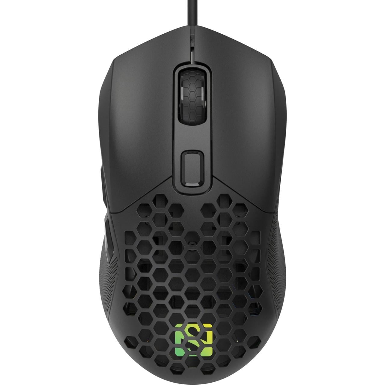 Компьютерная мышка игровая Sandberg FlexCover 6D Gamer Mouse RGB 12800 dpi 6 кнопок Huano Черный (36261032)
