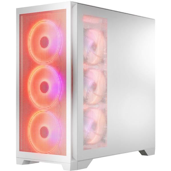 Корпус для компьютера Modecom VOLCANO EXPANSE S Midi-Tower ATX 4x140 мм ARGB White (AT-EXPANSE-SG-20-000000) - фото 3