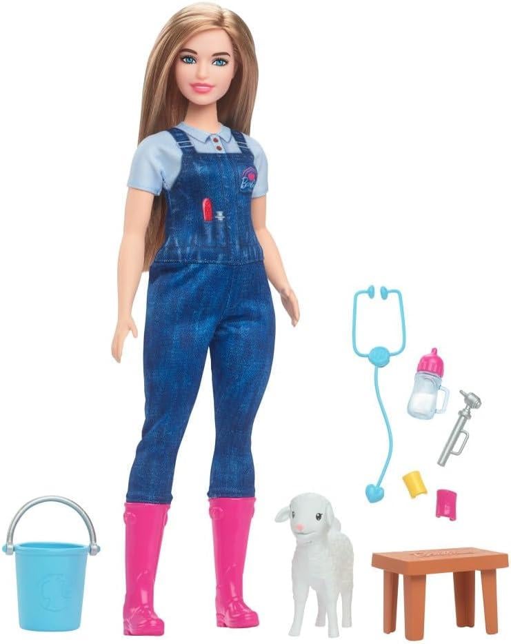 Кукла Барби ветеринарная ферма Barbie Farm Veterinarian HRG42