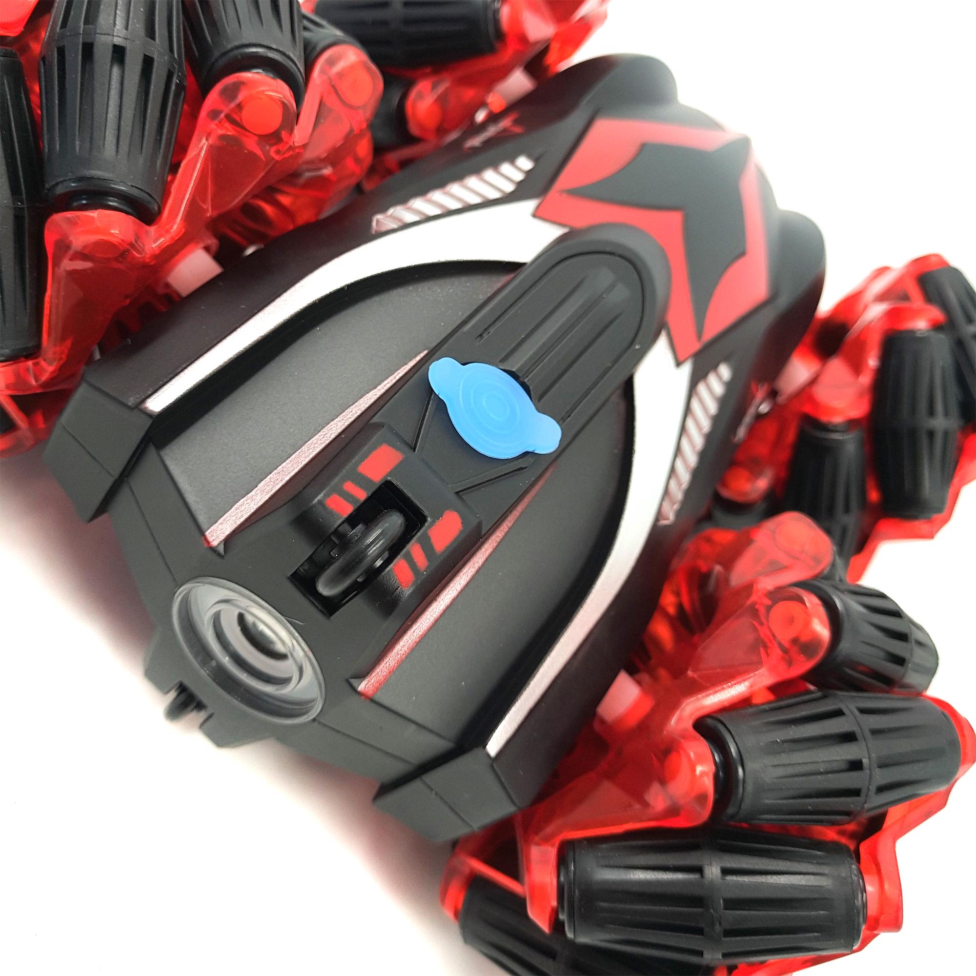 Машинка перевертыш Stunt Elf трюковая с пультом управления/парогенератором/подсветкой 3,7 V 18 см Красный (117062k) - фото 6 Машинка перевертыш Stunt Elf трюковая с пультом управления/парогенератором/подсветкой 3,7 V 18 см Красный (117062k) - фото 6