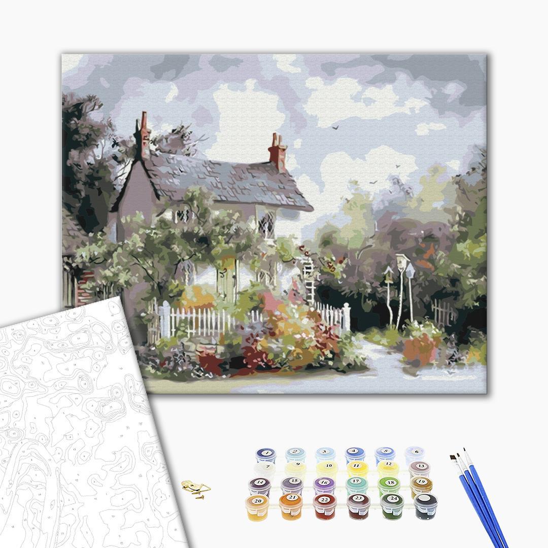 Картина по номерам Brushme Уютный пригород 40х50 см (BS52417) - фото 2