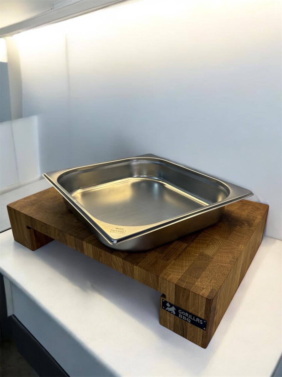 Доска торцевая разделочная Gorillas BBQ дуб с поддоном 500х350х100 мм (DS53) - фото 10 Доска торцевая разделочная Gorillas BBQ дуб с поддоном 500х350х100 мм (DS53) - фото 10