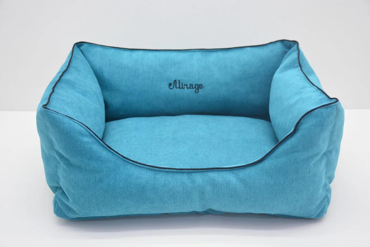 Лежак Лорі Міраж №4 60х80х24 см Бірюзовий (A-002844)