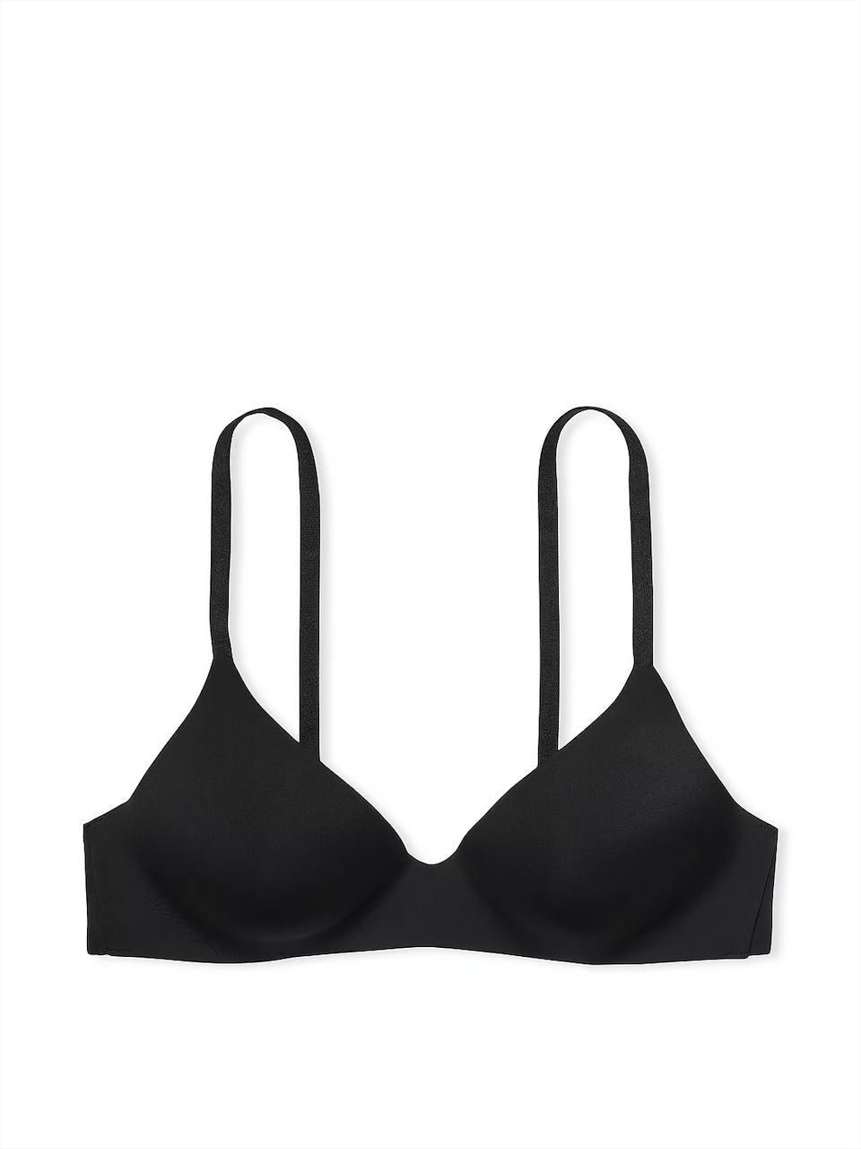 Бюстгальтер безкаркасний Victoria's Secret Lightly-Lined Wireless Bra 85C 38C Чорний - фото 3