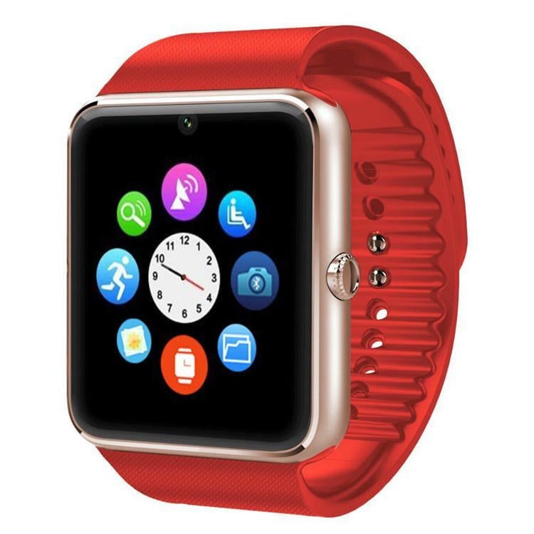Смарт-часы GT08 с камерой и Sim картой Gold Red (16148) Смарт-часы GT08 с камерой и Sim картой Gold Red (16148)