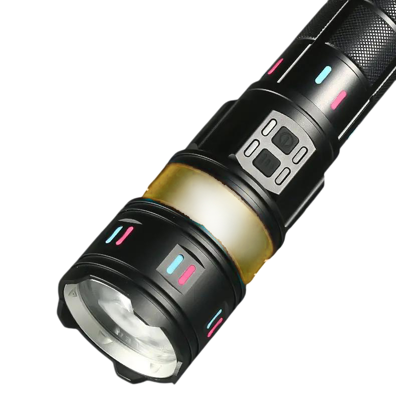 Фонарь ручной аккумуляторный прожектор белый лазер (AK178-1)