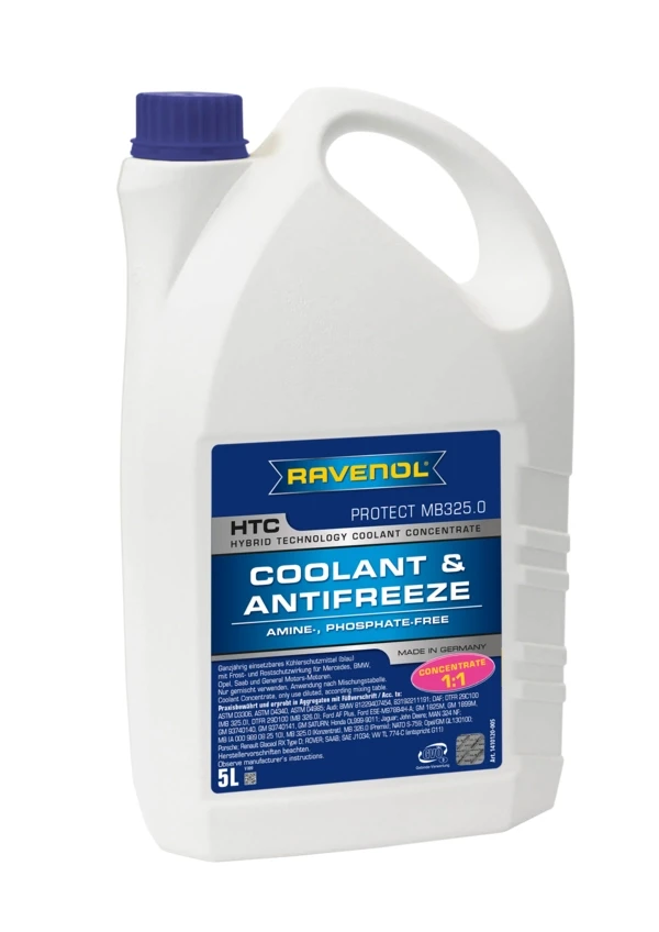 Антифриз концентрат Ravenol HTC MB 325.0 G11 5 л Синий (1410120-005)