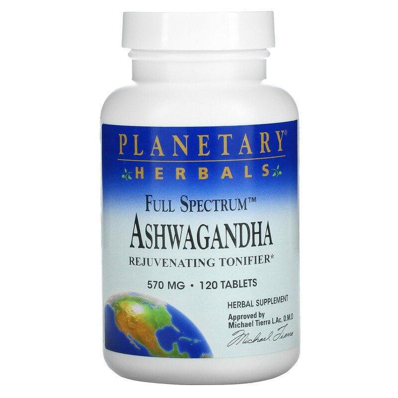 Ашваганда Planetary Herbals Ashwagandha 570 мг 120 таблеток
