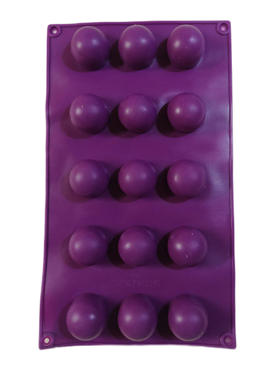 Форма силиконовая Трюфель USC-2353 15 ячеек Фиолетовый