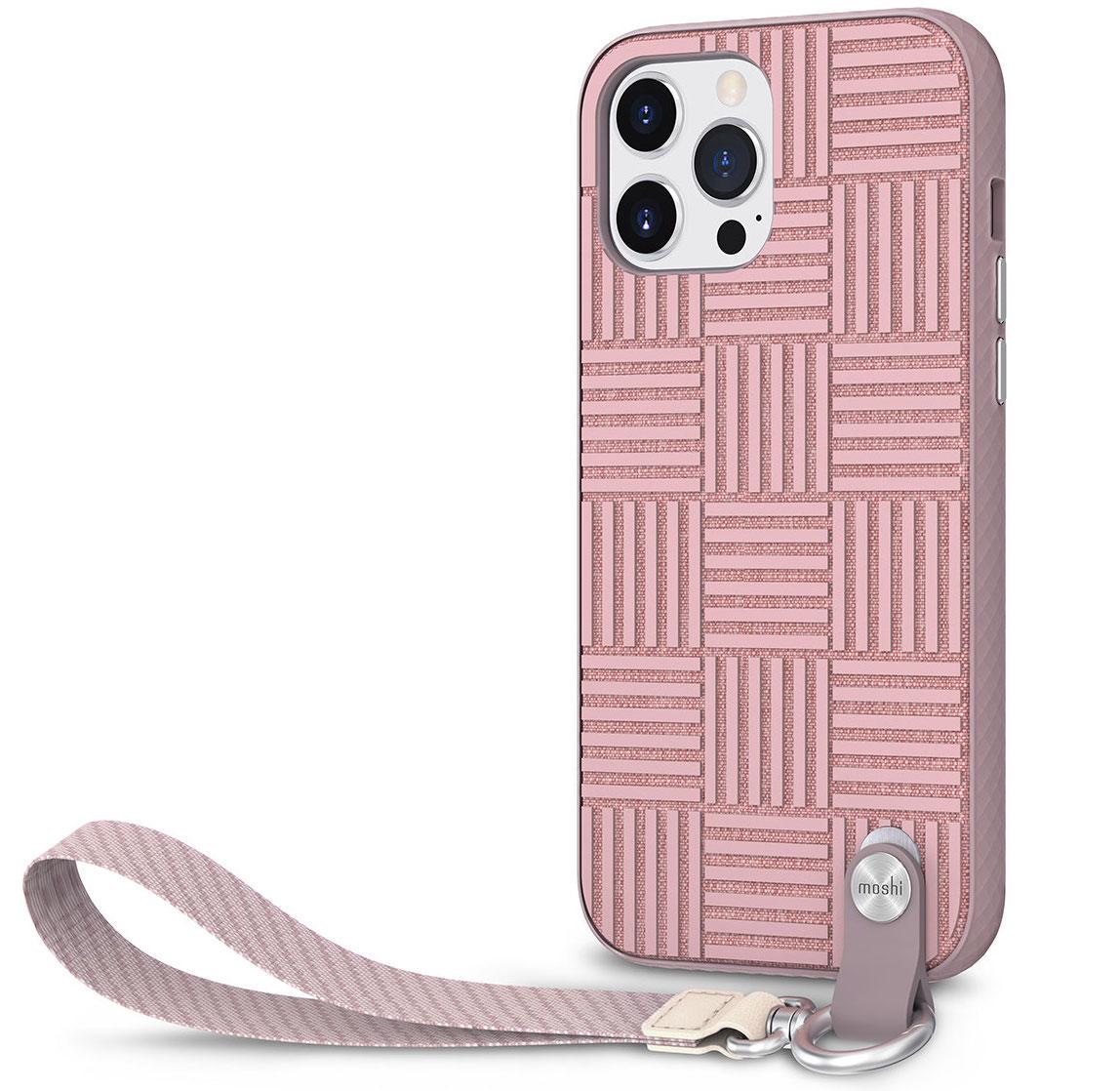 Чехол-накладка Moshi Altra Slim Hardshell Case with Wrist Strap for iPhone 13 Pro Max, Rose Pink (99MO117313)