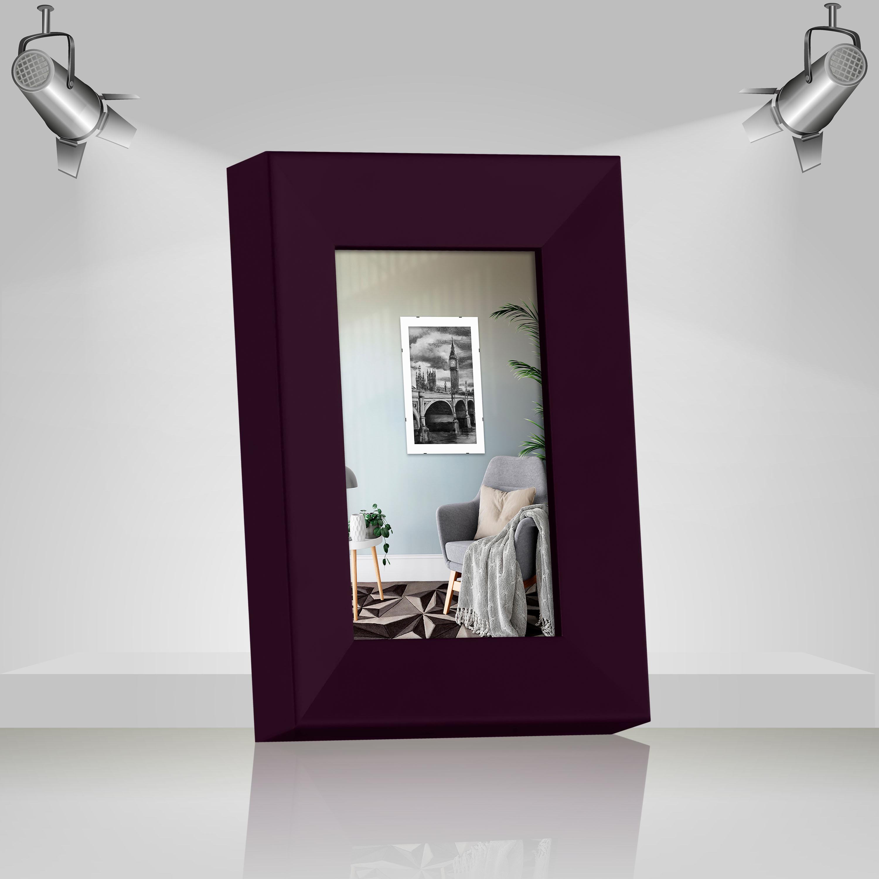 Фоторамка деревянная EmojiFrame 10х15 см AH3322-02 пластиковое стекло 0,8 мм Фиолетовый - фото 2 Фоторамка деревянная EmojiFrame 10х15 см AH3322-02 пластиковое стекло 0,8 мм Фиолетовый - фото 2