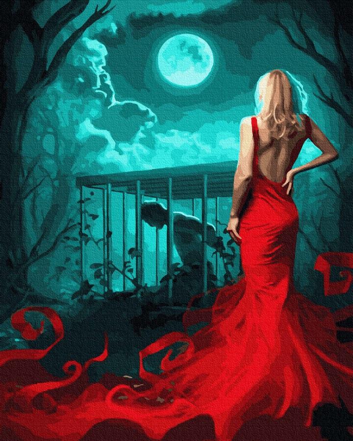 Картина за номерами Містика місяця (GX31985)