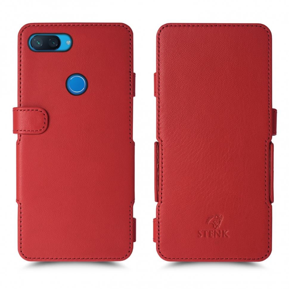 Чехол книжка Stenk Prime для Xiaomi Mi 8 Lite Красный (62126) Чехол книжка Stenk Prime для Xiaomi Mi 8 Lite Красный (62126)