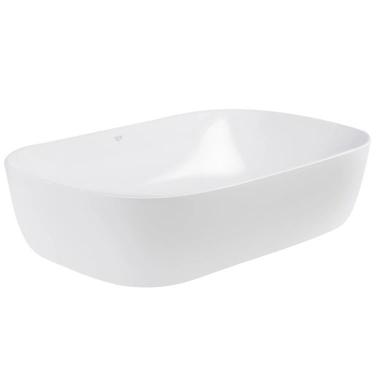 Умивальник накладний Q-tap Robin QT13112143PWN47297 600x400x140 мм Білий (235883)