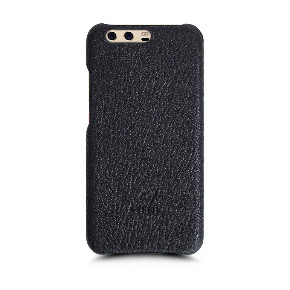Кожаная накладка Stenk Cover для Huawei P10 Черный (69283)