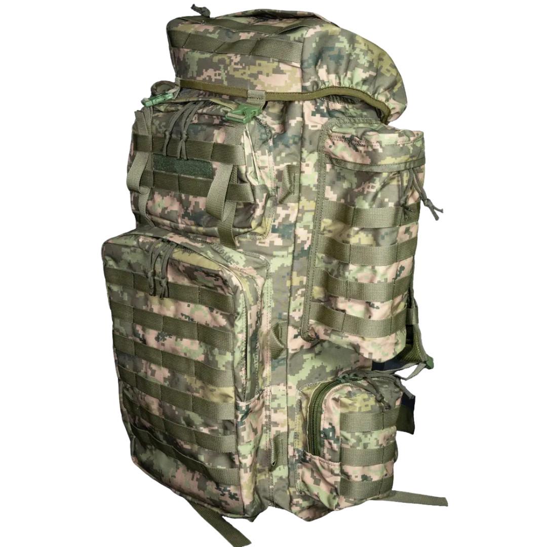 Рюкзак тактичний Kirasa KI951 Cordura 1000D MOLLE 70 L Pixel - фото 2 Рюкзак тактичний Kirasa KI951 Cordura 1000D MOLLE 70 L Pixel - фото 2