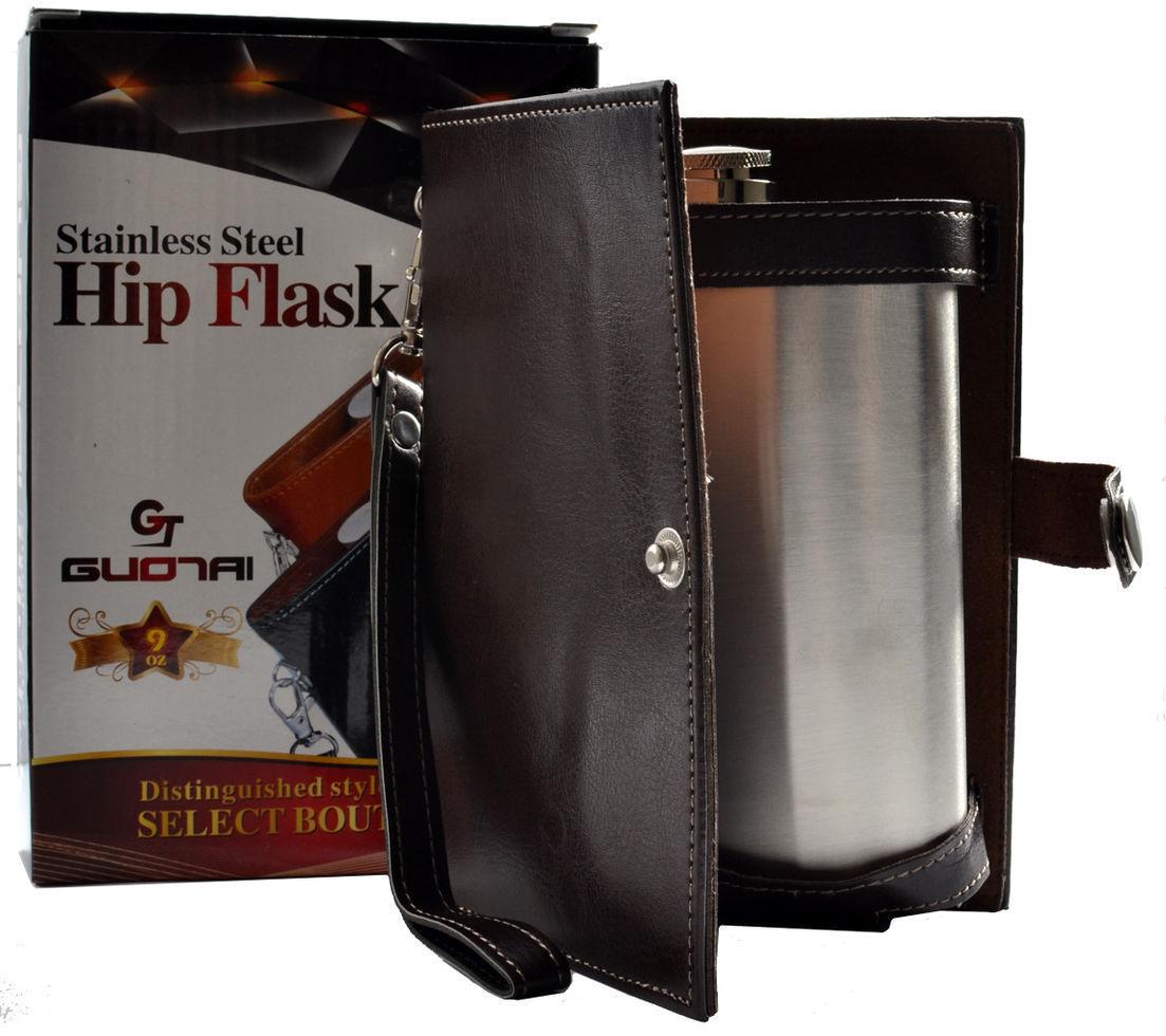 Фляга в барсетці 260 мл нержавіюча сталь