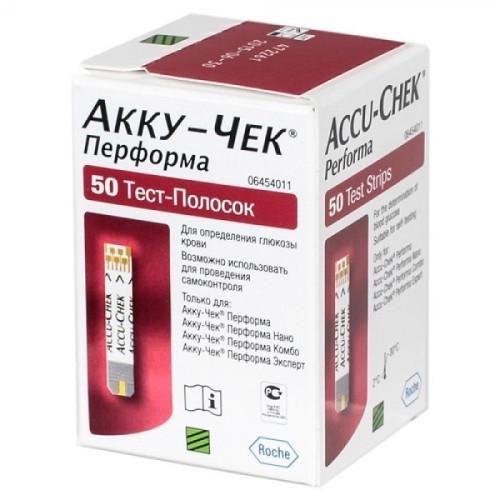 Тест полоски Акку-Чек Перформа Accu-Check Performa №50 (AN001098) - фото 1