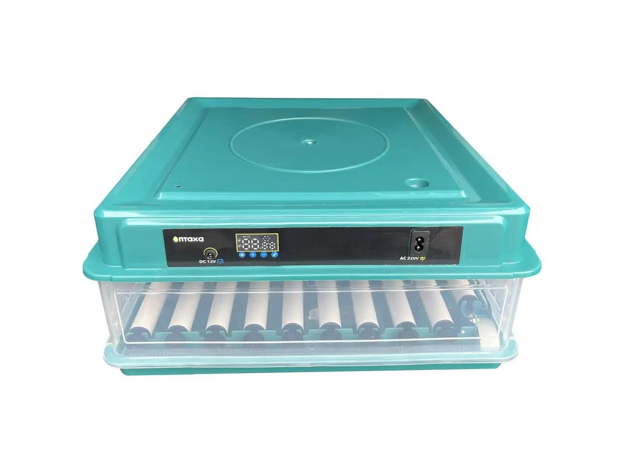 Инкубатор автоматический ПТАХА 70-G 220/12В с автоматической системой переворота яиц и датчиком измерения температуры обогрева