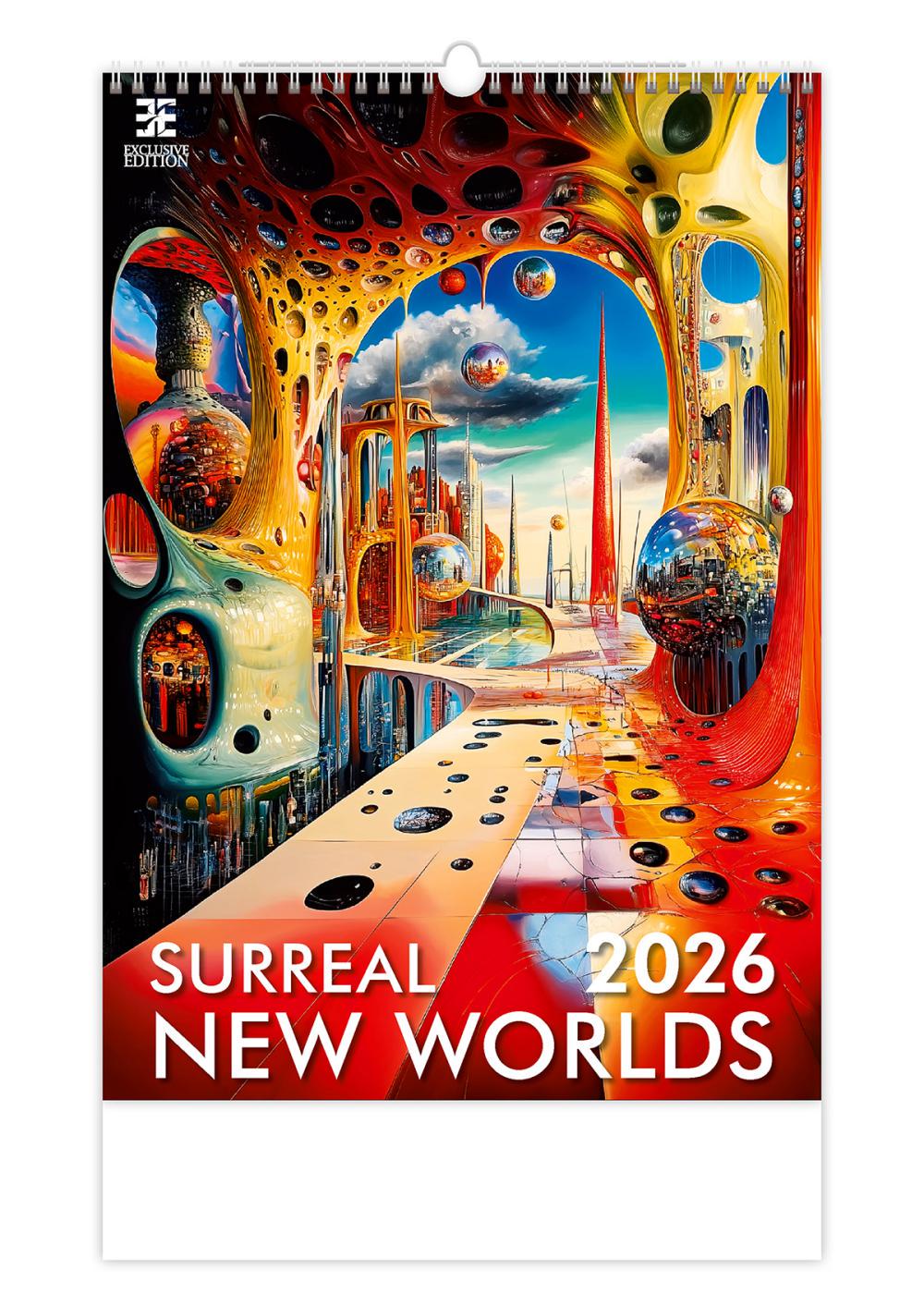 Календарь Helma 2026 Surreal New Worlds 48,5x33,4 см (N264-26)