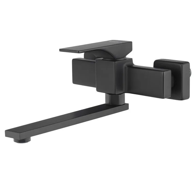 Смеситель для кухни KOER KB-73010-05 настенный Черный (OL-KR3491)