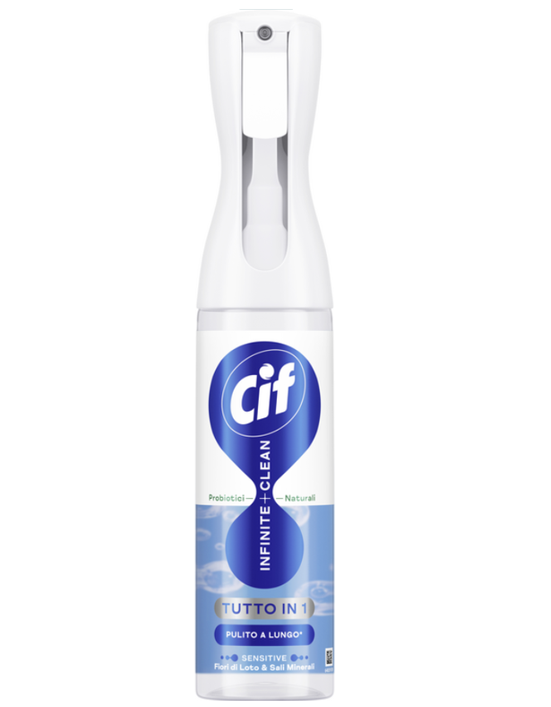 Спрей для чищення CIF Infinite Лотос і Мінеральні солі 280 мл