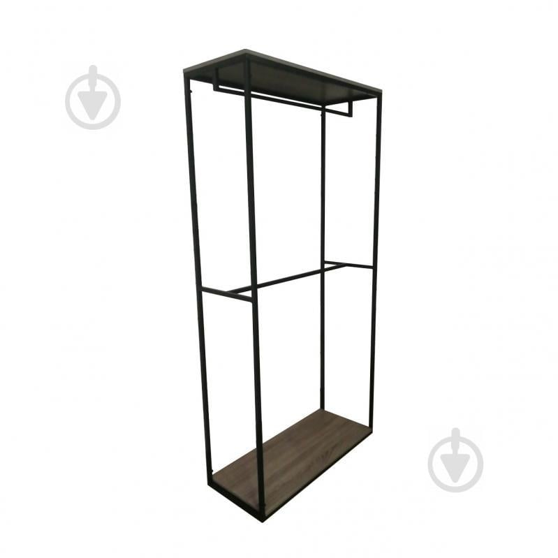 Вешалка стойка для одежды GoodsMetall в стиле Лофт 2000х1000х400мм ВШ125