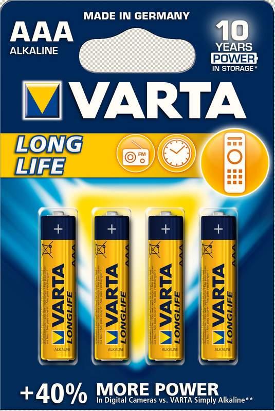 Батарейка щелочная Varta Alkaline EXTRA Long Life АА LR03 4 шт. (2086372150)