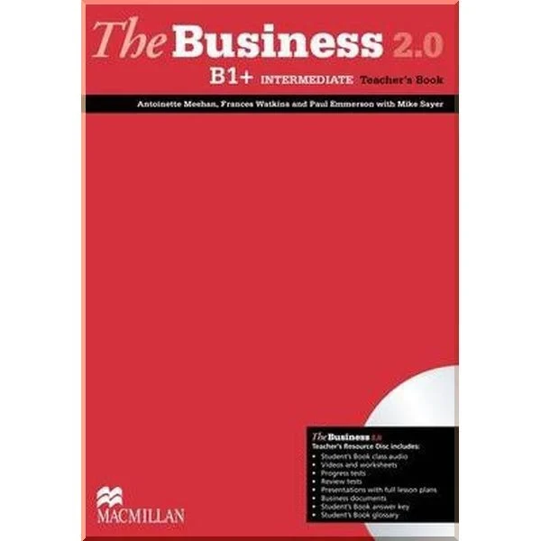 Книга для учителя The Business 2.0 B1+ Intermediate Teacher's Book with Teacher's Resource Disc