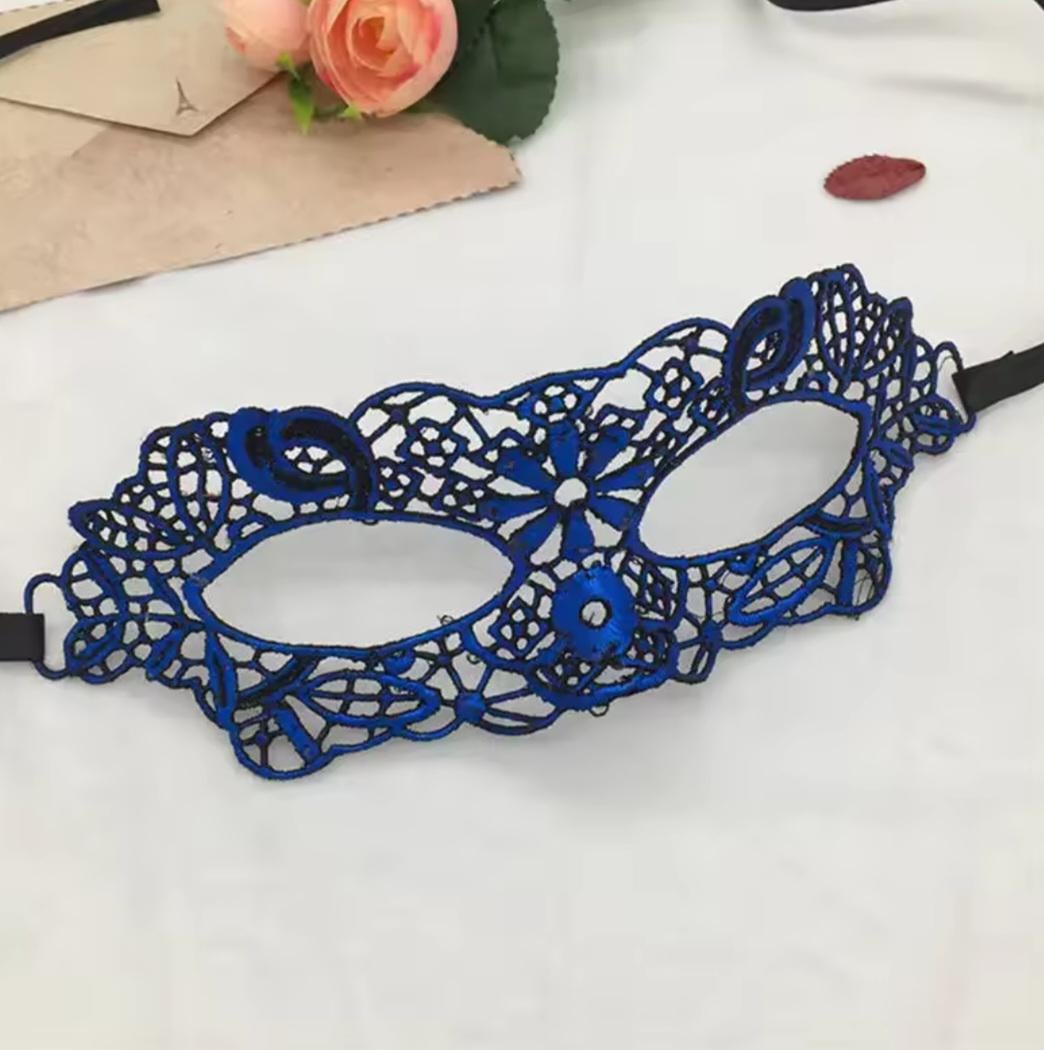 Маска венецианская для праздника One size Синий (190220/1)