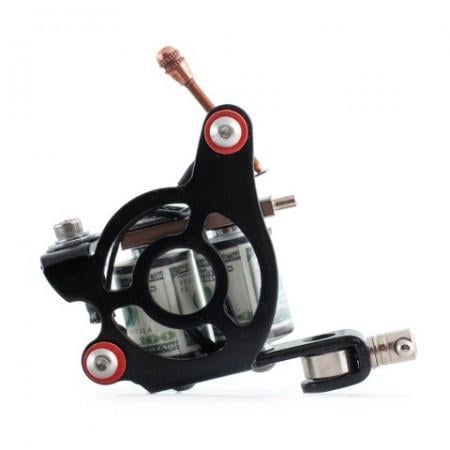 Индукционная тату машинка с 1 круглым и 3 продолговатыми отверстиями Черный (TM1044A)