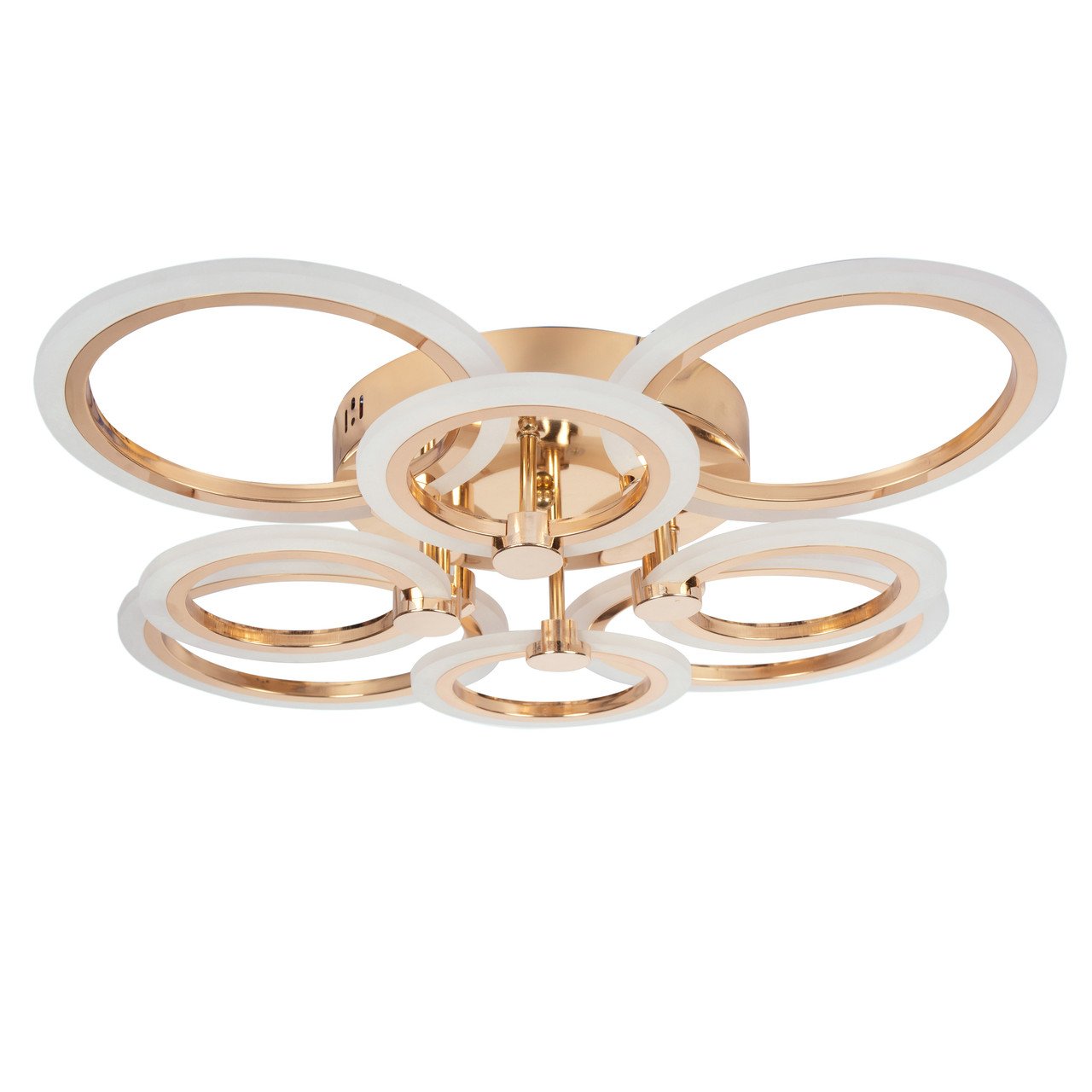 Люстра стельова Sunlight 5333/4+4 GLD LED Gold (671a61d3375fc503bb1c1b9a)