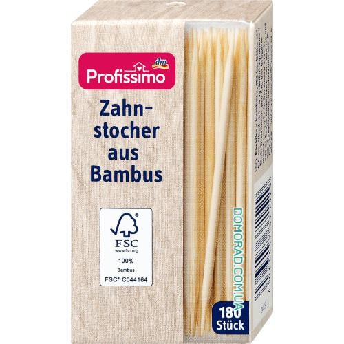Зубочистки profissimo Zahnstocher 180 шт. (13352806)