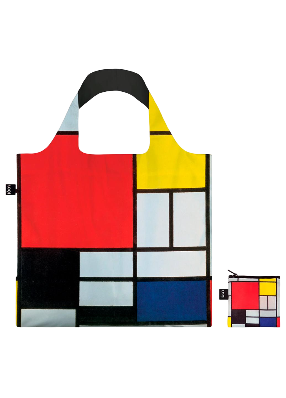 Сумка-шоппер LOQI PIET MONDRIAN Composition Red/Yellow/Blue/Black (PM.CO.R)