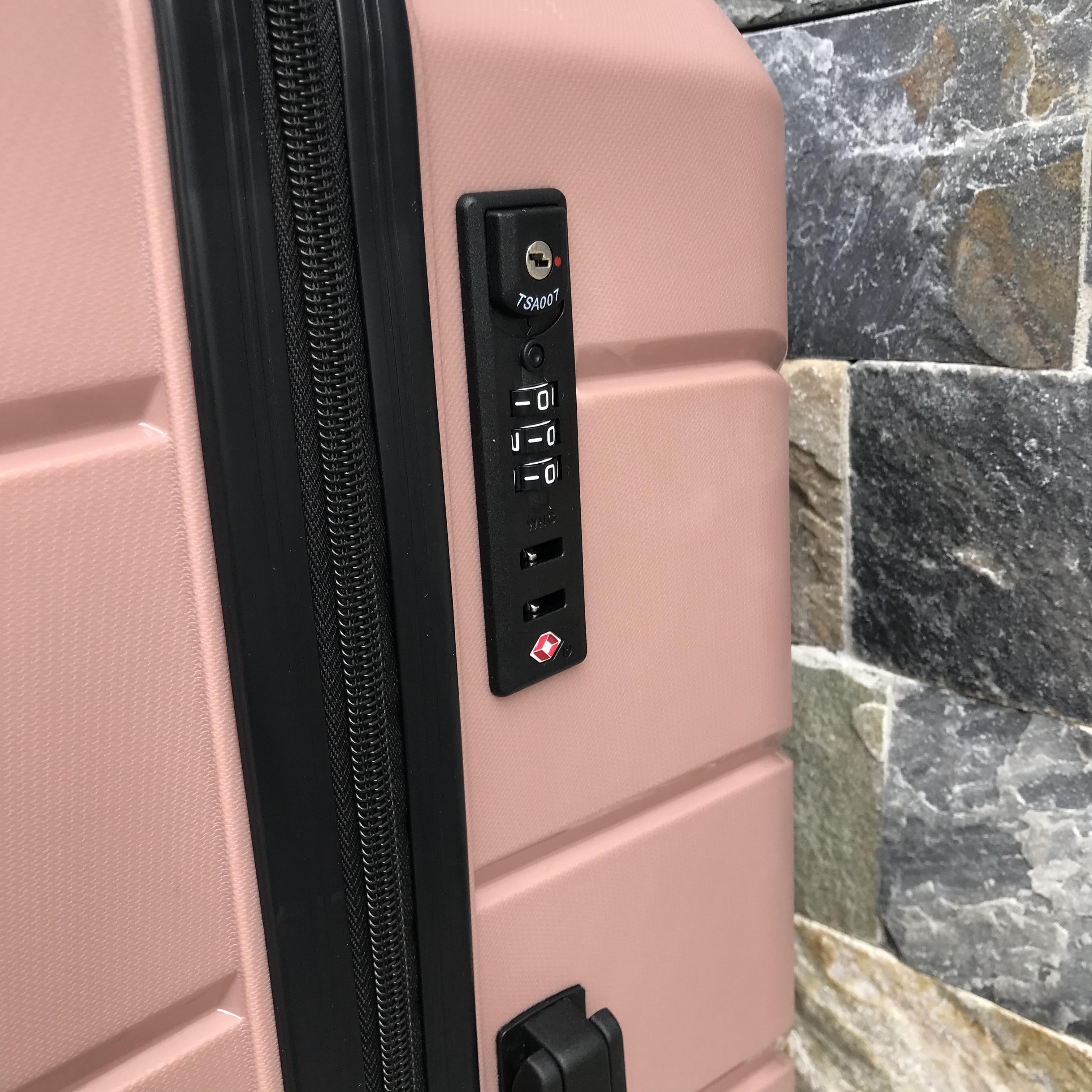 Валіза дорожня з поліпропілену Wings PP05 L Рожеве золото (7035899) - фото 5 Валіза дорожня з поліпропілену Wings PP05 L Рожеве золото (7035899) - фото 5