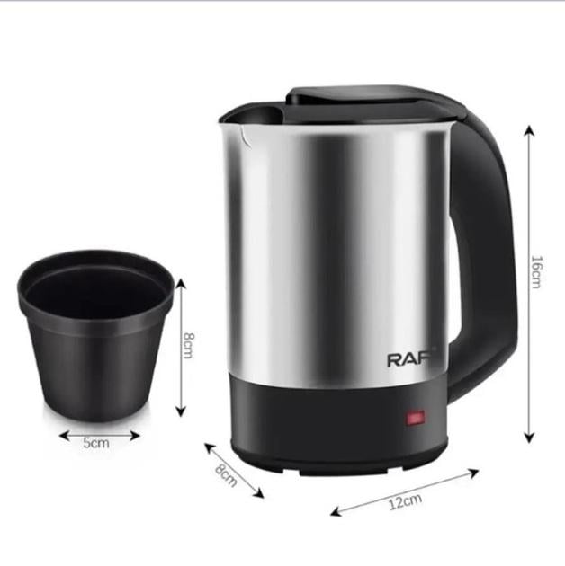 Чайник електричний RAF R.7887 нержавіюча сталь з комплектом чашок портативний 0,5 л (612378) - фото 3 Чайник електричний RAF R.7887 нержавіюча сталь з комплектом чашок портативний 0,5 л (612378) - фото 3