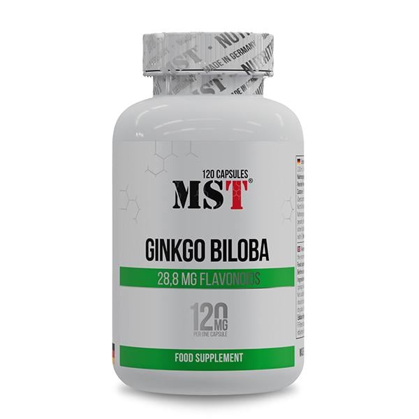 Гинкго Билоба для спорта MST Nutrition Ginkgo Biloba 120 капс. (000025135)