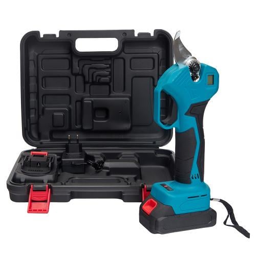 Секатор с дисплеем в кейсе с 2 аккумуляторами 48 V (AR-0067)