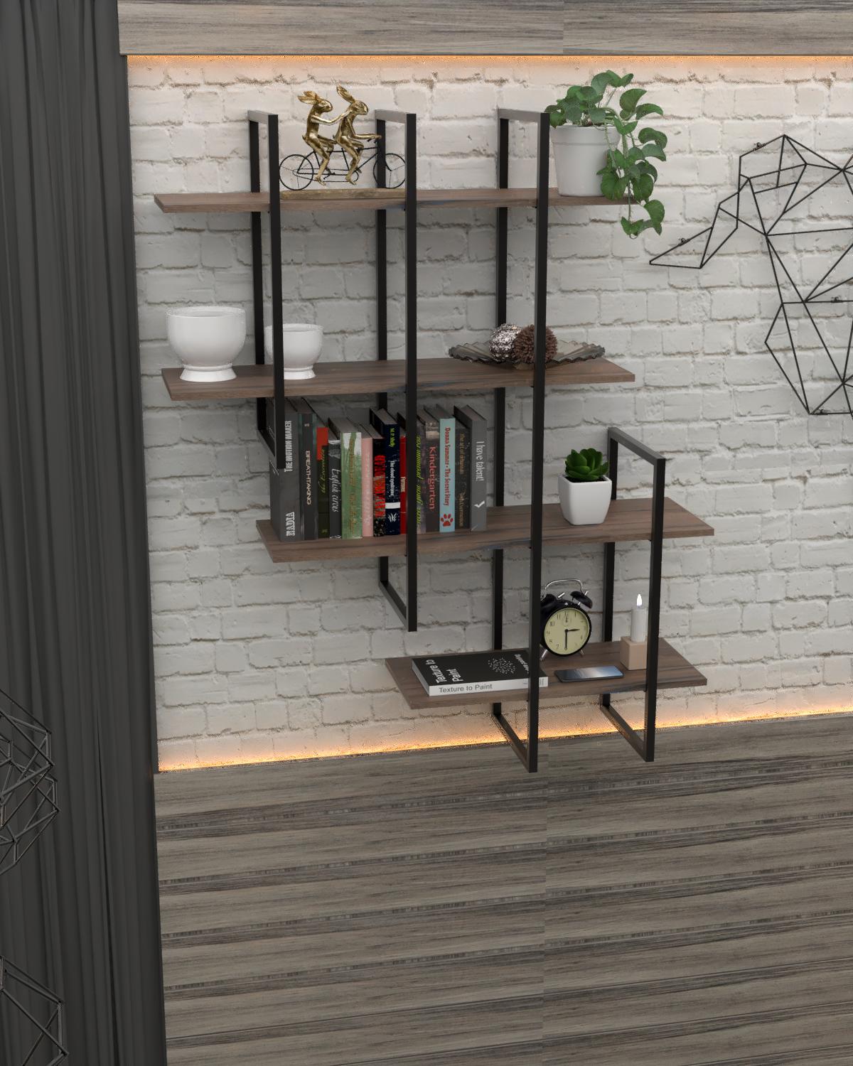 Полка на стену EcoLoft Аэлита DSP-1098-8 в стиле лофт (34142369)