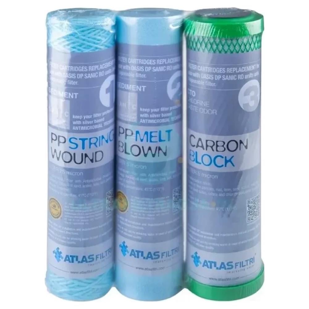 Картридж для систем обратного осмоса ATLAS Filtri OASIS DP CPP/LA/CPP SE6075200 3 шт. (AKD45958)