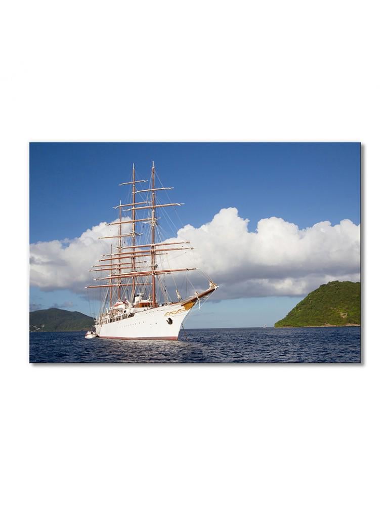 Картина модульная Парусный корабль 1 модуль 70x105 см