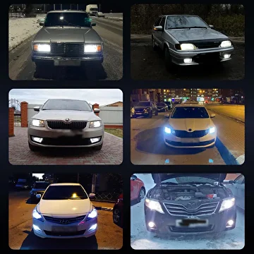 Автомобильные светодиодные лампы H7 6000K 2 шт. (C01389-2) - фото 7 Автомобильные светодиодные лампы H7 6000K 2 шт. (C01389-2) - фото 7