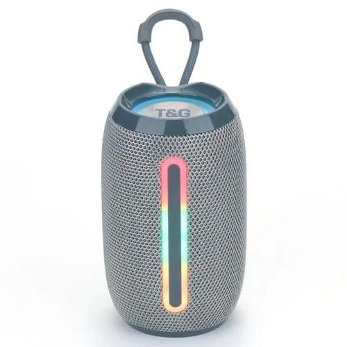 Портативная колонка TG653 USB/TF 5 W Bluetooth с ремешком grey (587987)