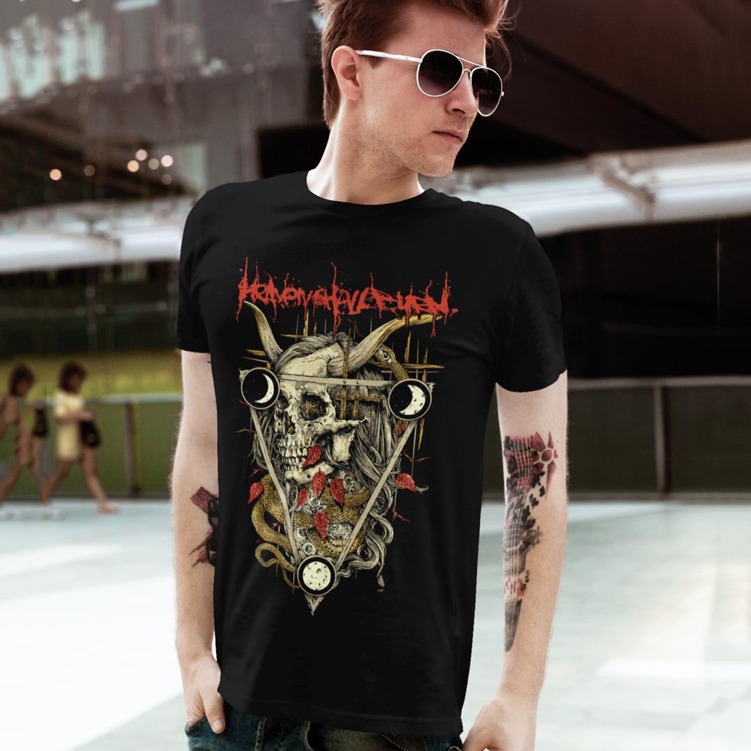 Футболка унисекс Heaven Shall Burn Triangle Leaves L Черный (0000010216)