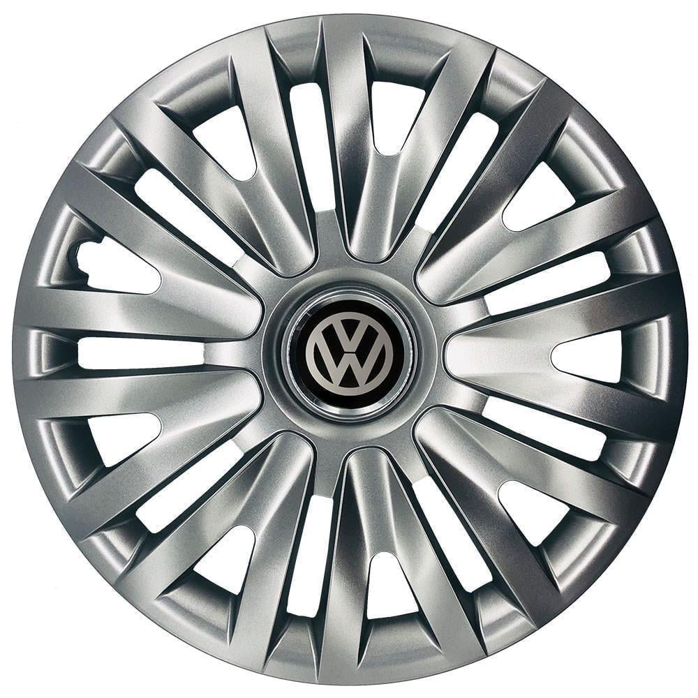 Колпаки SJS 313 с логотипом Volkswagen R15 4 шт. Серебристый (2654558081)