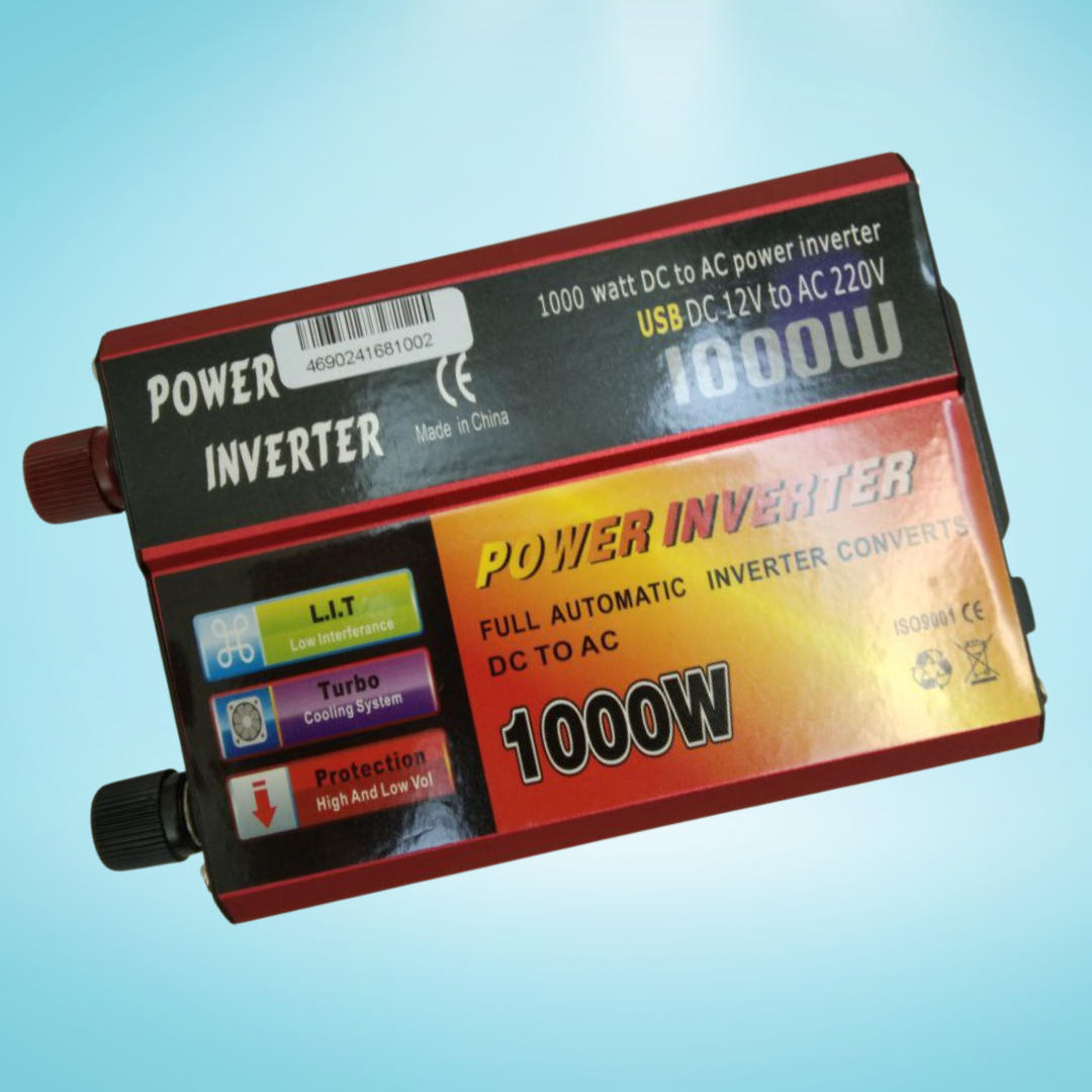 Преобразователь напряжения Wimpex WX-1000F синусоида 12V-220V USB 1000W - фото 2