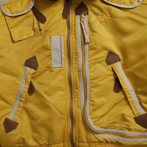 Бомбер Alpha Industries Injector M Yellow (MJI38016C1YM) - фото 6