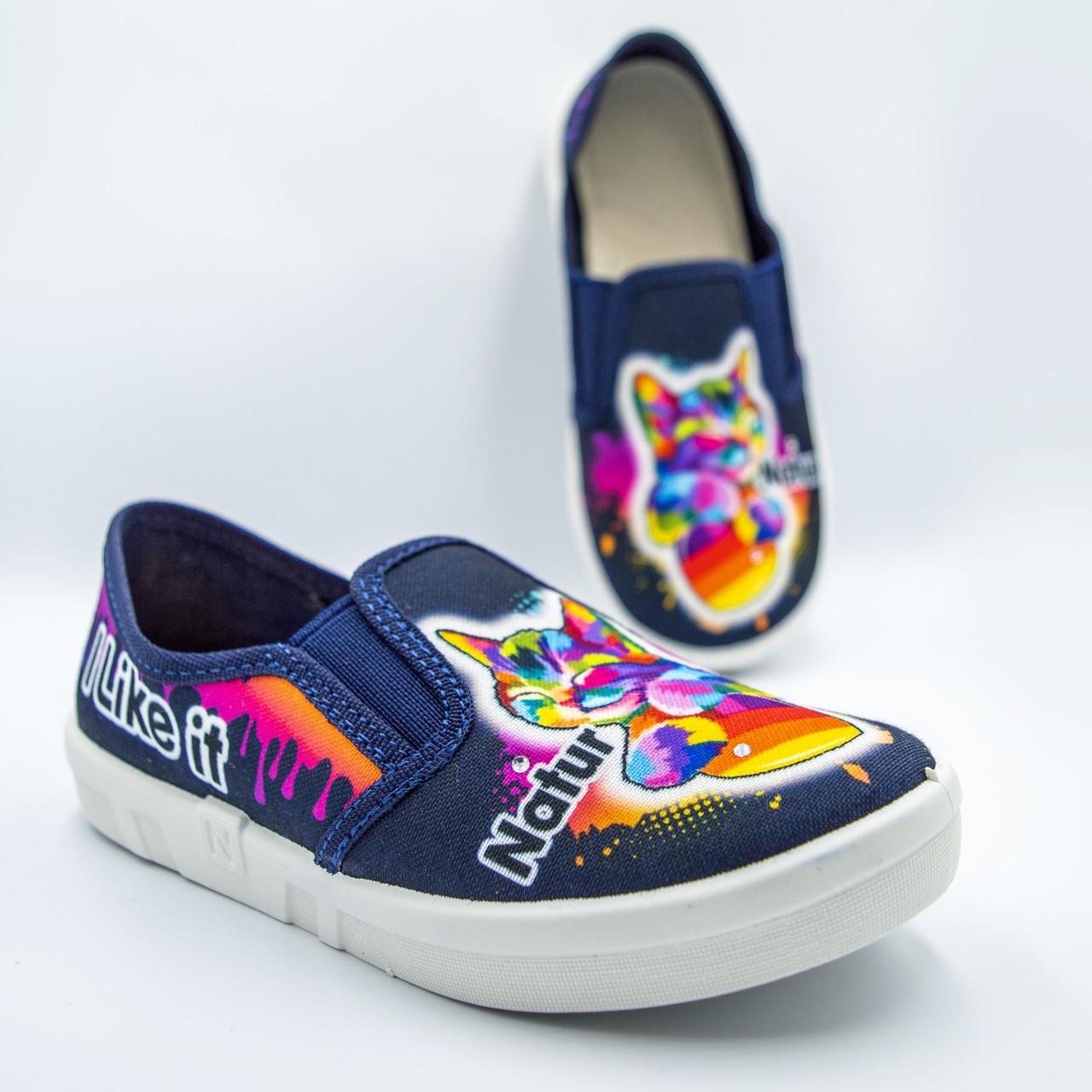 Тапочки для девочки Waldi MV-1246 р. 31 Синий - фото 5