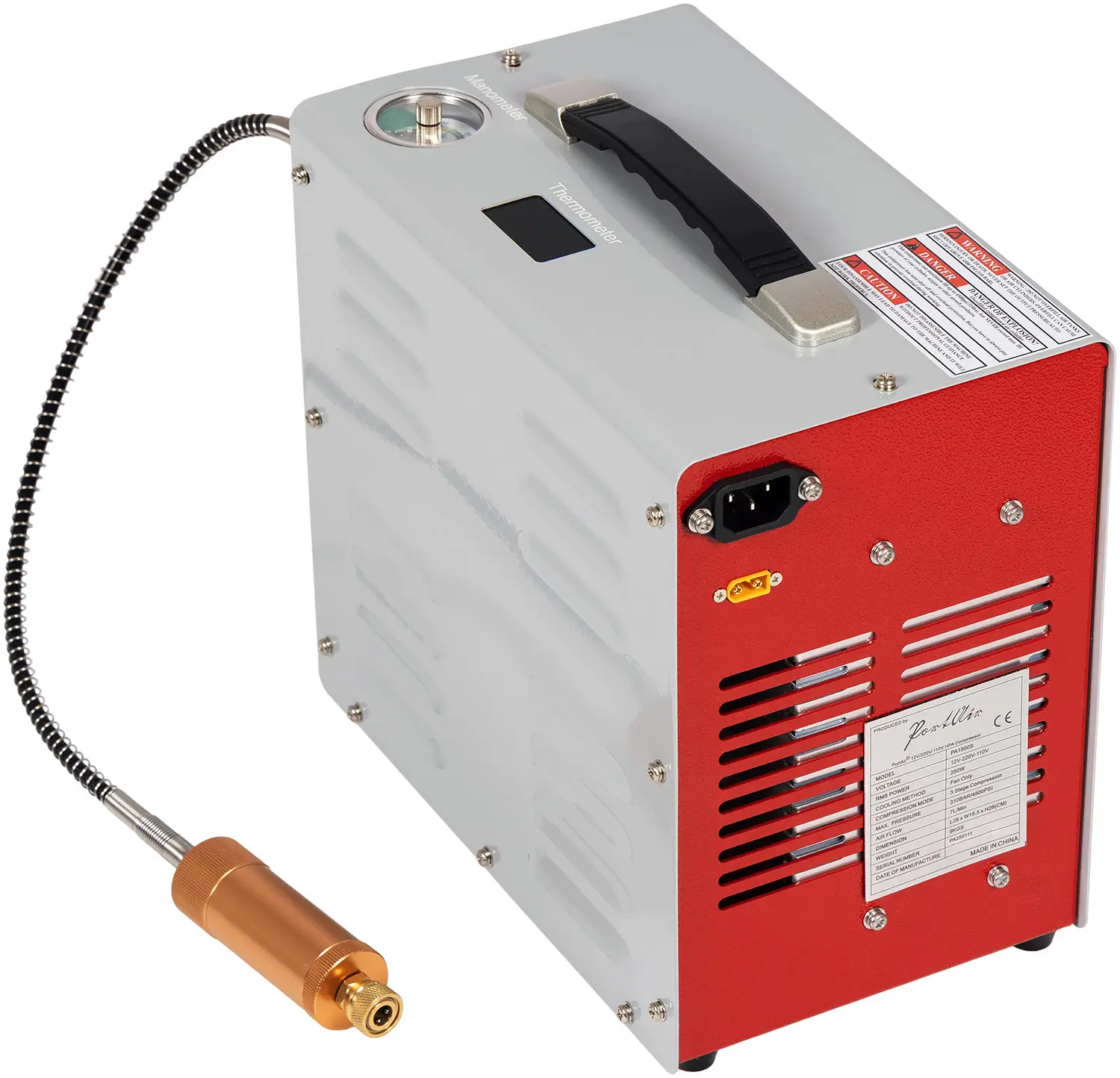 Компрессор высокого давления портативный ВТ Borner PCP 350W 12V/230V 310 bar (17520001) Компрессор высокого давления портативный ВТ Borner PCP 350W 12V/230V 310 bar (17520001)